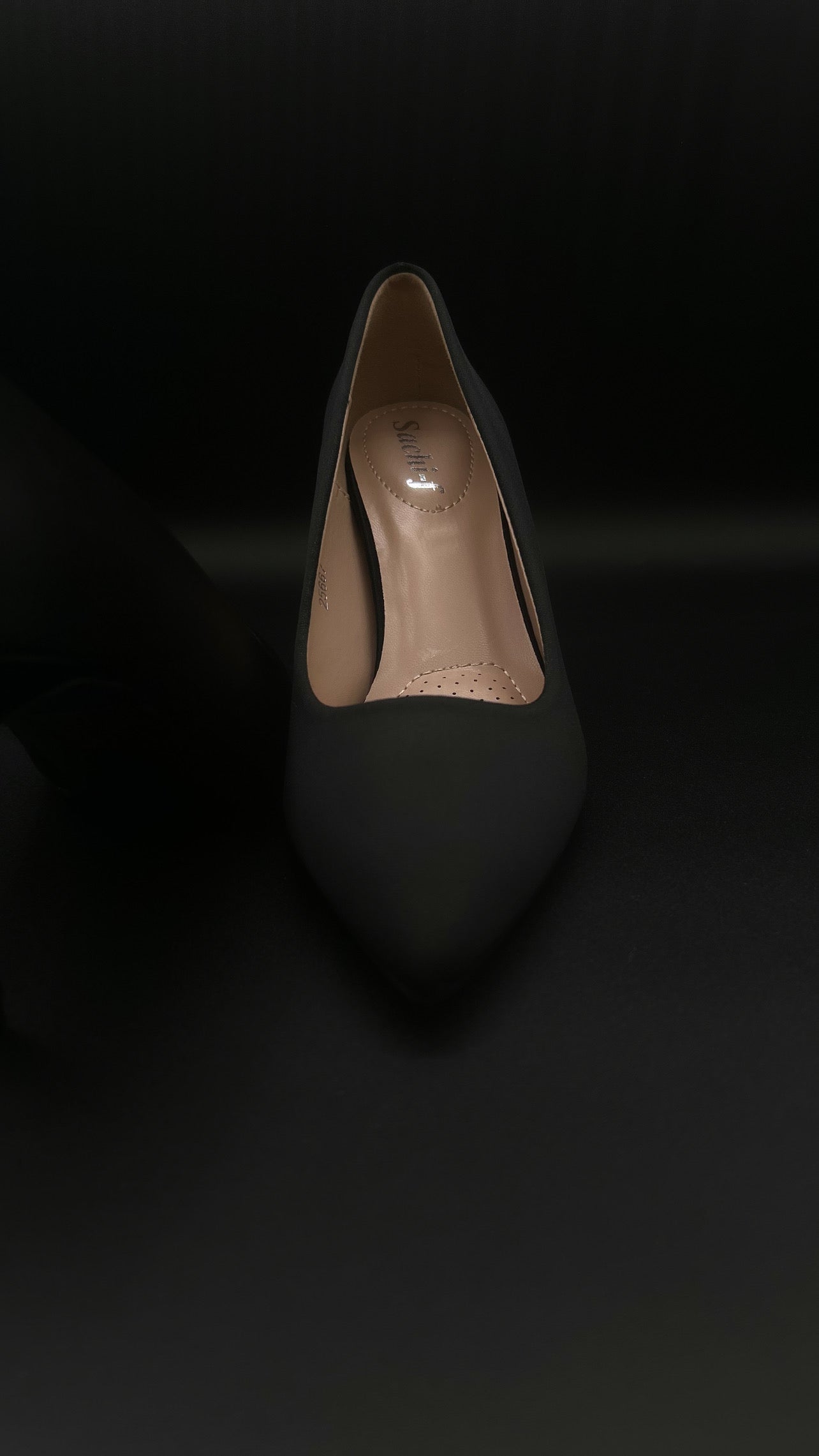 Black Pointed-Toe Heels