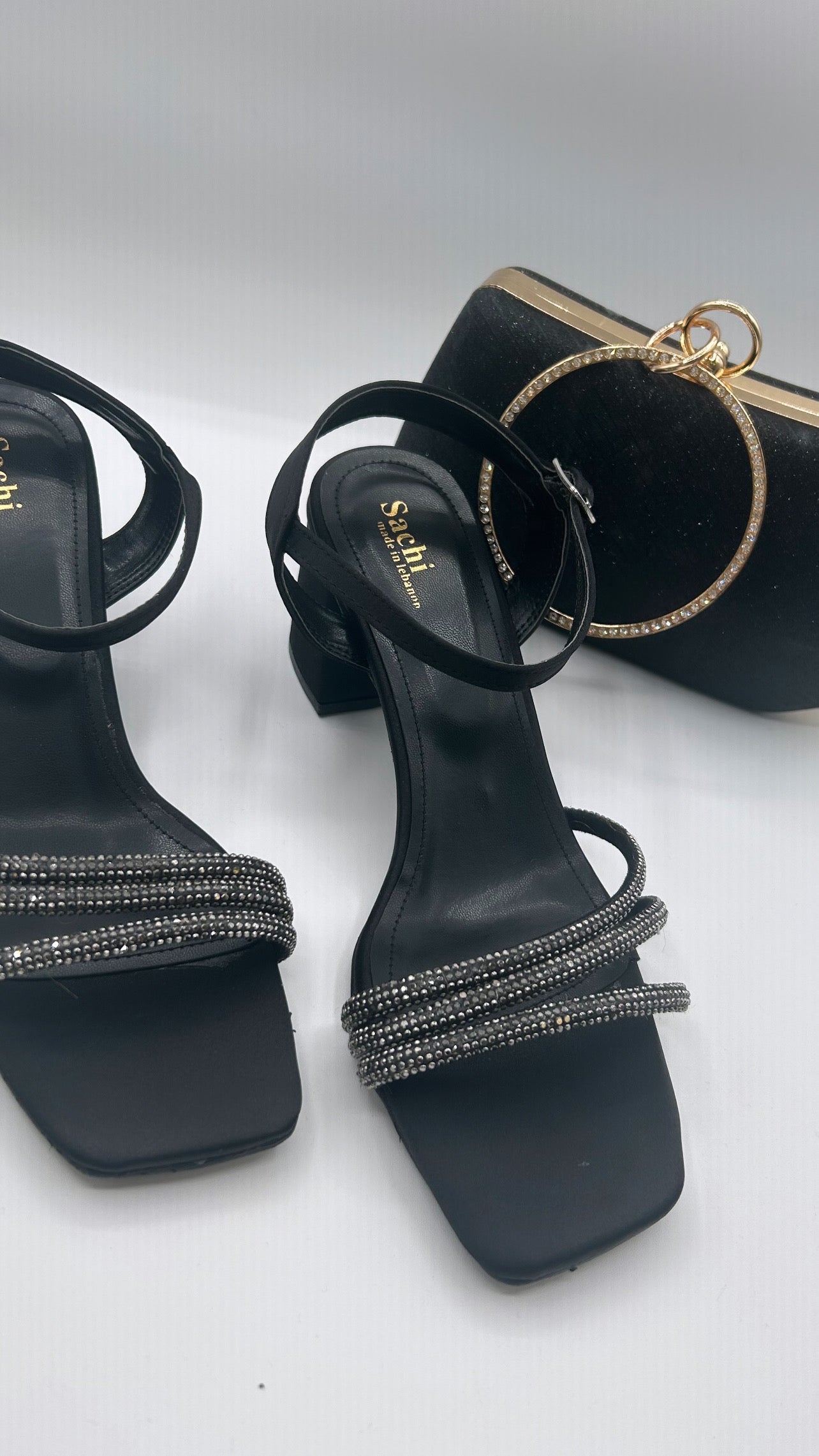 Elegant Strappy Block Heel Sandals